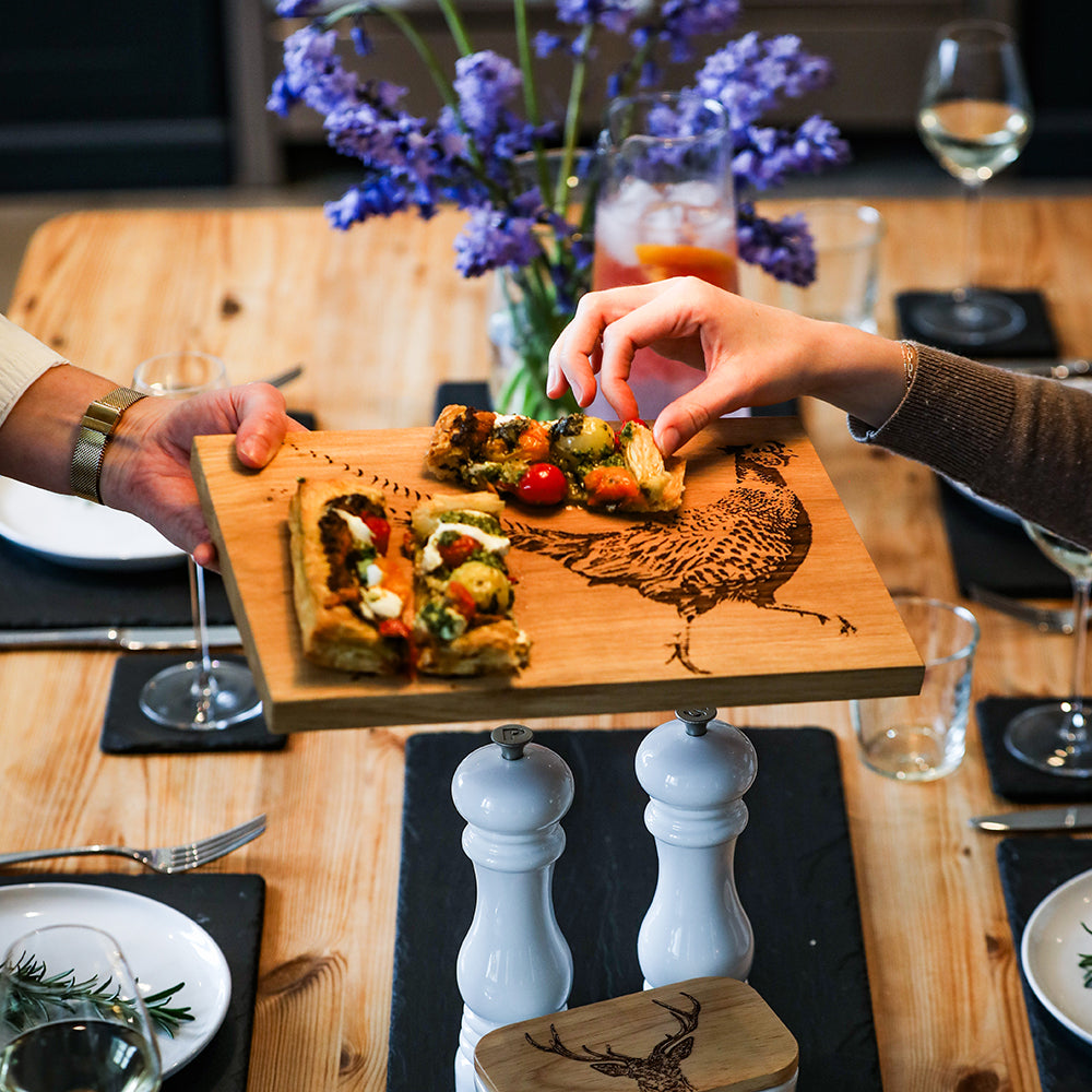Oak Serving Board - 30cm - Pheasant