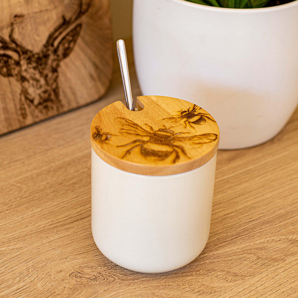 Jar & Spoon Set - Bee