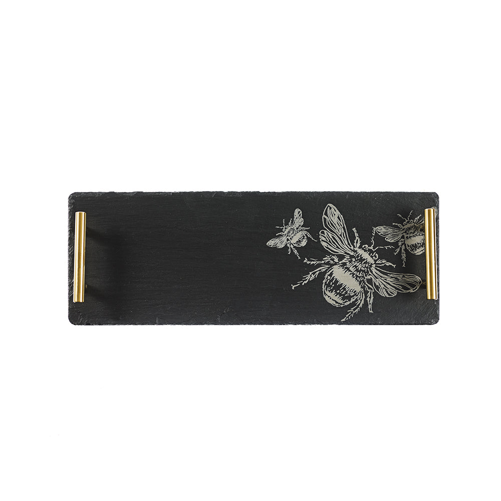 Slate Serving Tray - Small - Bee - Gift Boxed