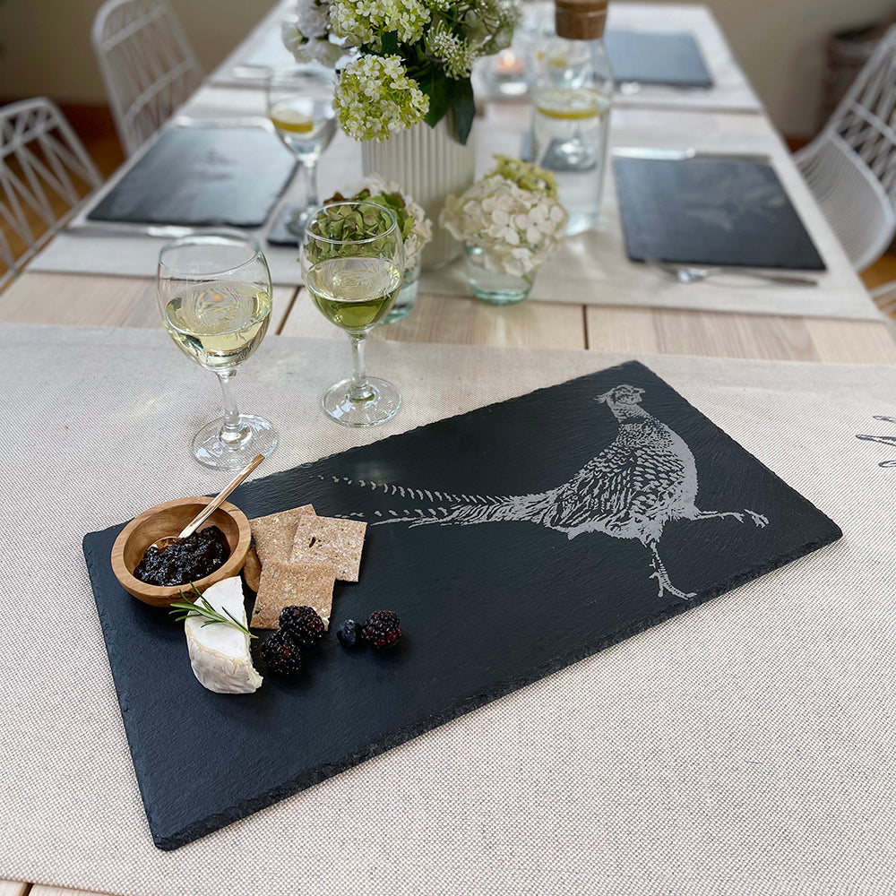 Slate Table Runner - Pheasant