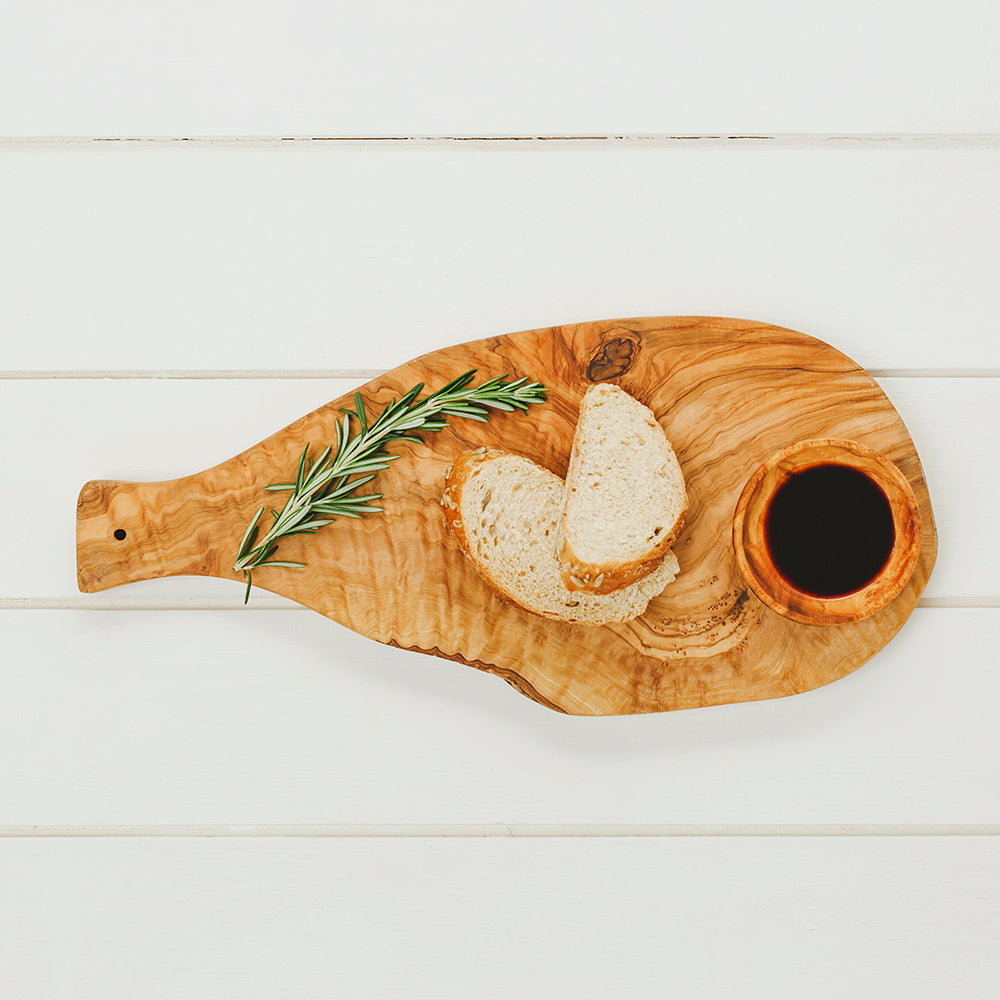 Olive Wood - Chopping Board With Handle 42cm