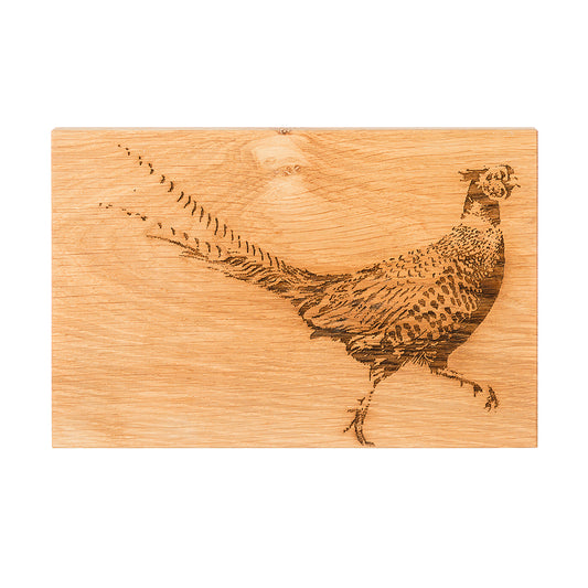 Oak Serving Board  - 30cm - Pheasant