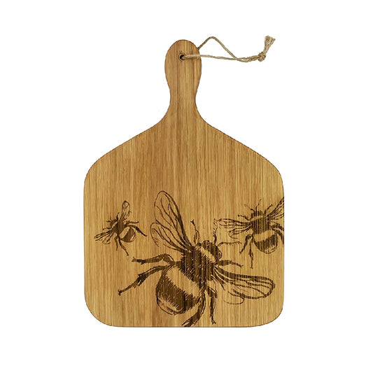 Oak Hanging Paddle  - Small - Bee