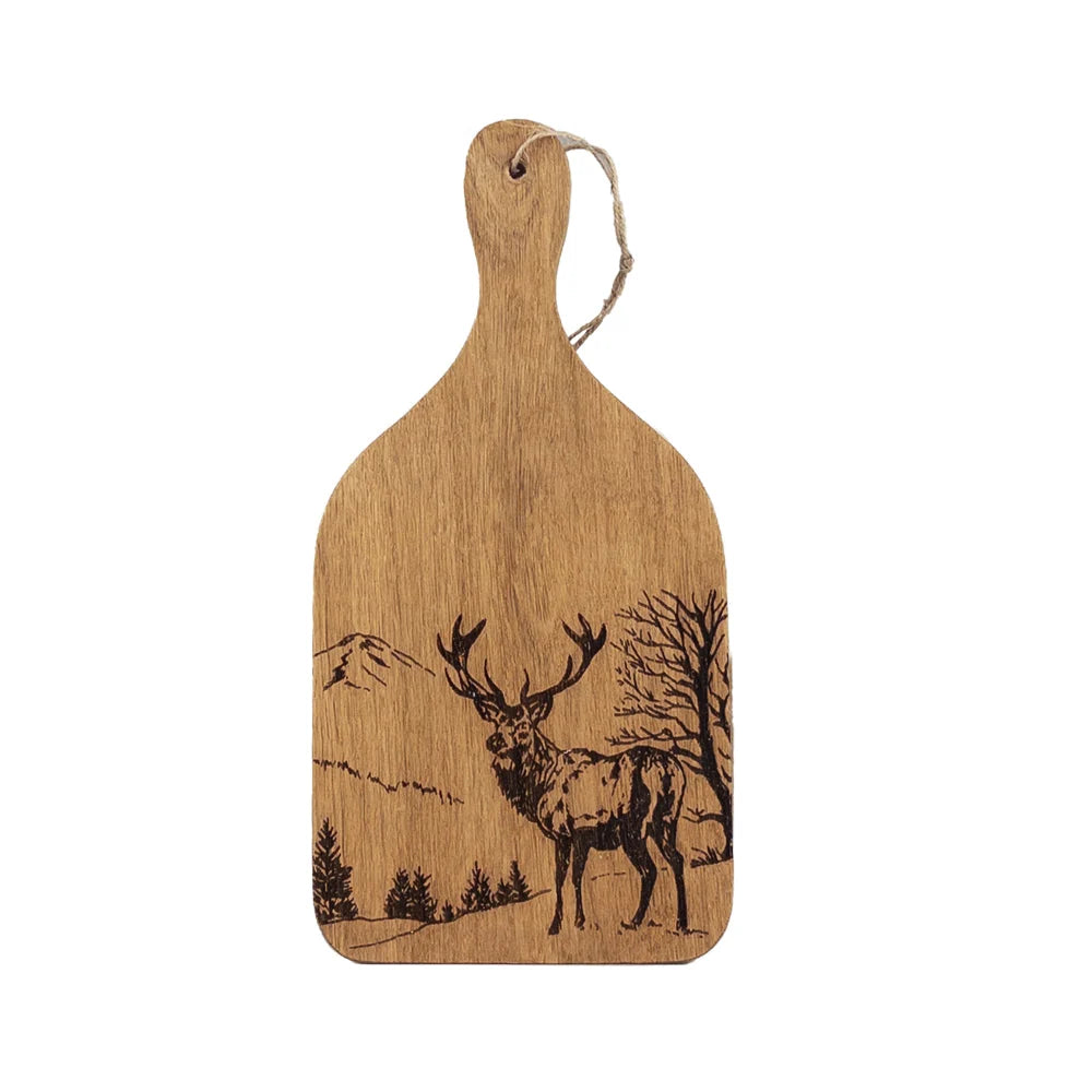 Oak Hanging Paddle  - Small - Scenic Stag