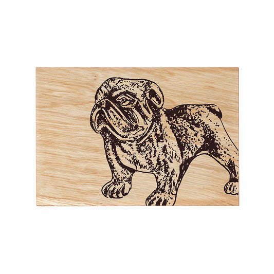Oak Serving Board  - 30cm - Bulldog