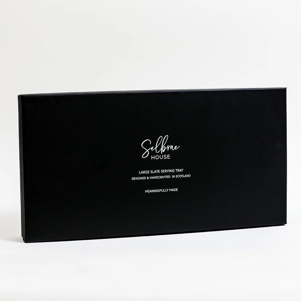 Slate Serving Tray - Large - Highland Cow