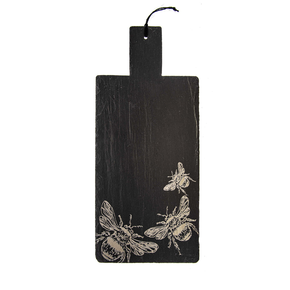 Slate Serving Paddle - Large - Bee