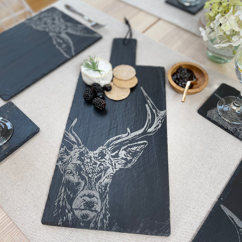 Slate Serving Paddle - Large - Stag Prince