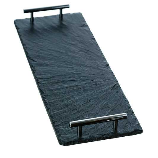 Slate Serving Tray - Small - Plain Handles - Gift Boxed