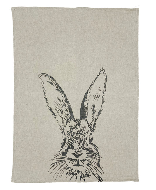 Linen Tea Towel -  New Hare