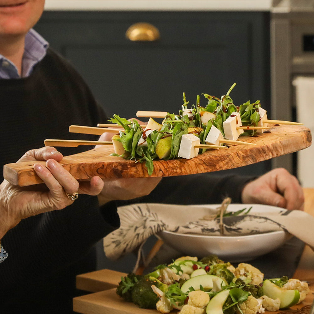 Olive Wood - Chopping Board With Handle 42cm